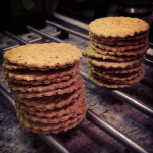 Rosemary Seeded Crackers