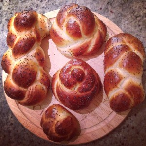 Baked challah