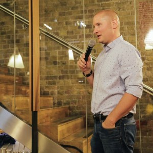 Making speeches. When I think of how terrified I used to be of public speaking I'm so grateful to the Bake Off for giving me confidence to do this sort of thing