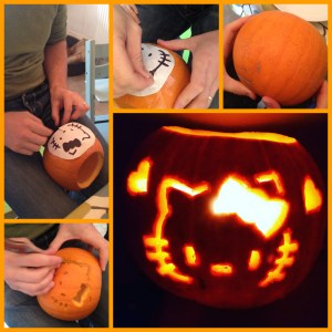 Hello Kitty pumpkin