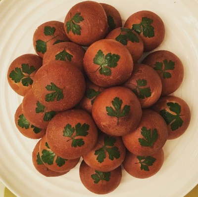 Pretzel cheese bites