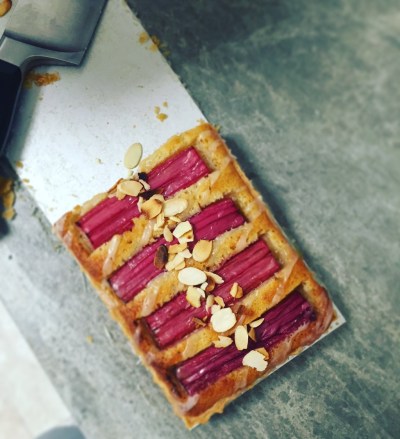 Rhubarb tart