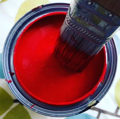red paint