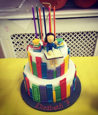 Matilda birthday cake