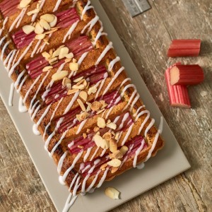 Rhubarb & Ginger Bakewell Tart