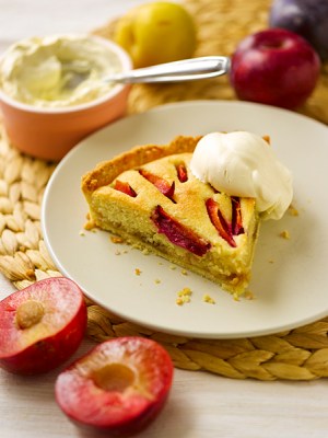 Plum & Frangipane Tart